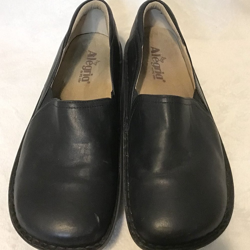 ALEGRIA by PGLite Classic Clog Black Nurse Shoes EU 41